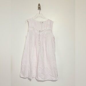 Eileen West Light Pink Cotton Nightgown Chemise